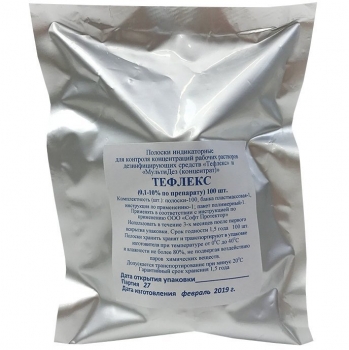 Тефлекс-тест индикаторные тест-полоски Тефлекс 100 шт.