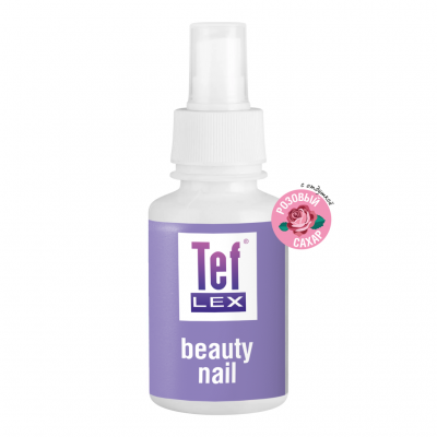 Teflex Beaty Nail с ароматом розового сахара универсальное очищающее средство для кожи рук, ног и ногтей 100 мл.