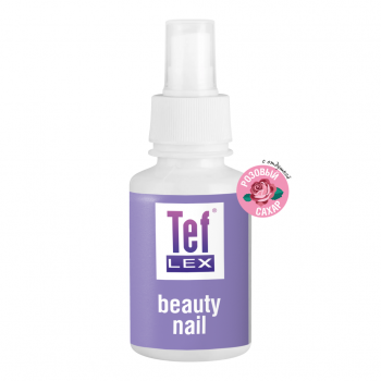 Teflex Beaty Nail с ароматом розового сахара универсальное очищающее средство для кожи рук, ног и ногтей 100 мл.