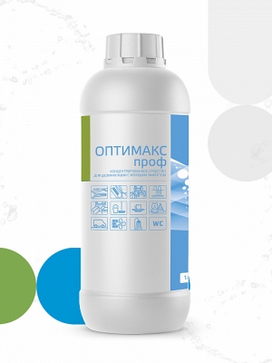 Оптимакс Проф универсальное концентрированное дезинфицирующее средство с моющим эффектом для обработки инструментов, 1000 мл
